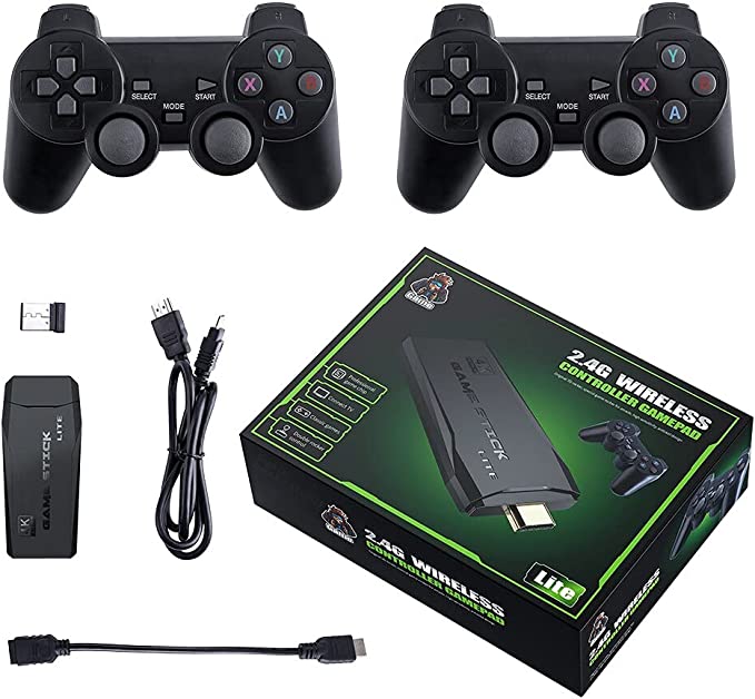 SUPER GAME STICK RETRÔ 4K + 2 CONTROLES [FRETE GRÁTIS]