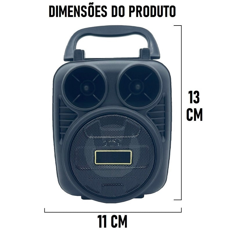 Caixa de Som Portátil Bluetooth